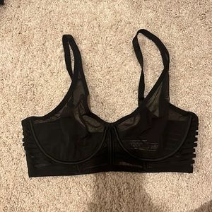 Victoria’s Secret sheer mesh plunge bra
